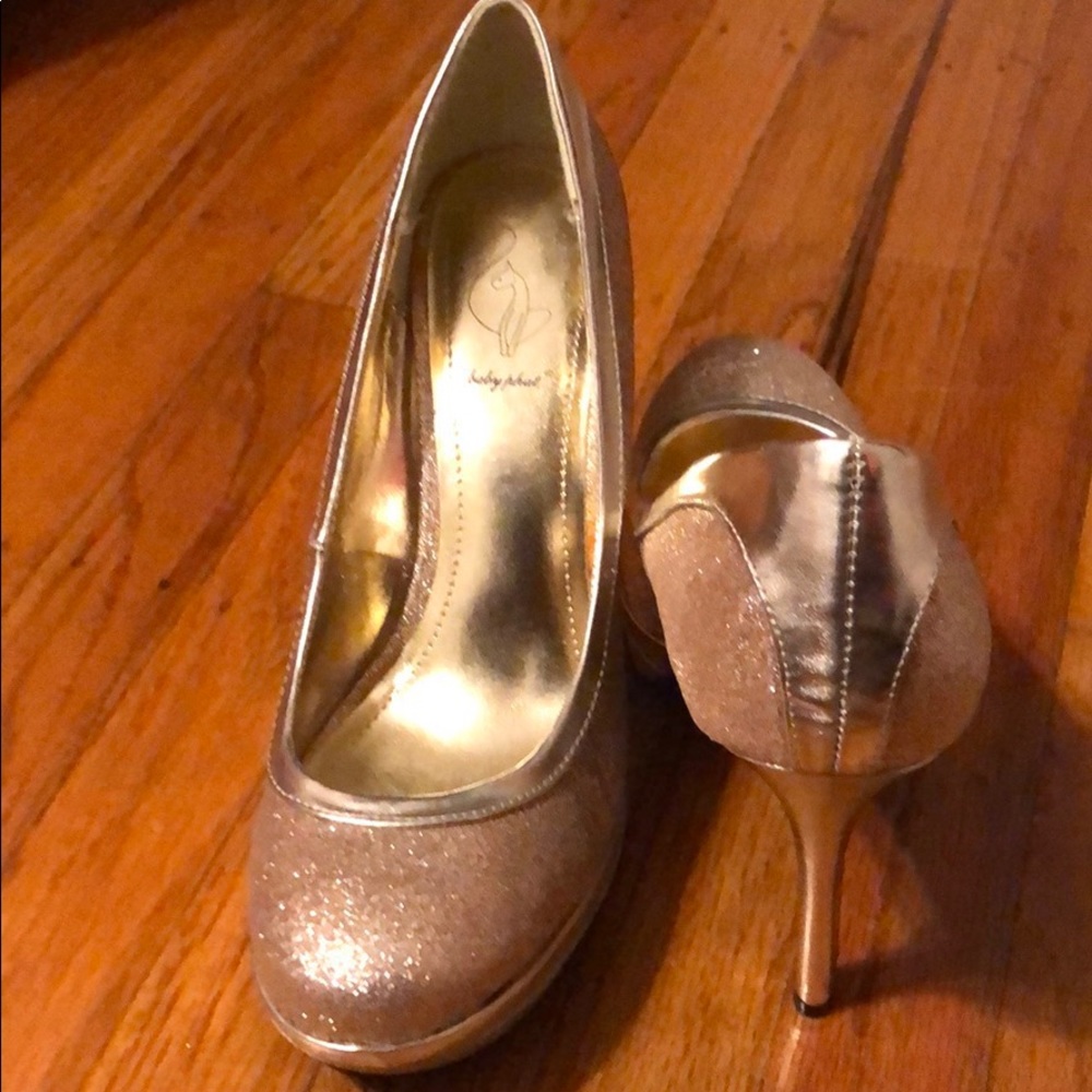 Gold Shimmer Shoes
